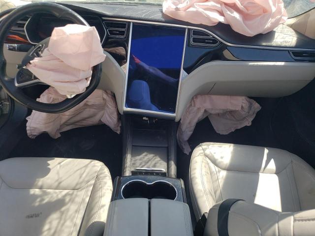 5YJSA1H18EFP56516 - 2014 TESLA MODEL S Արծաթագույն լուսանկար 8