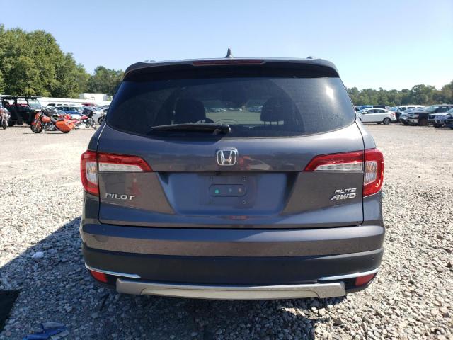 5FNYF6H0XKB002724 - 2019 HONDA PILOT ELITE GRAY photo 6