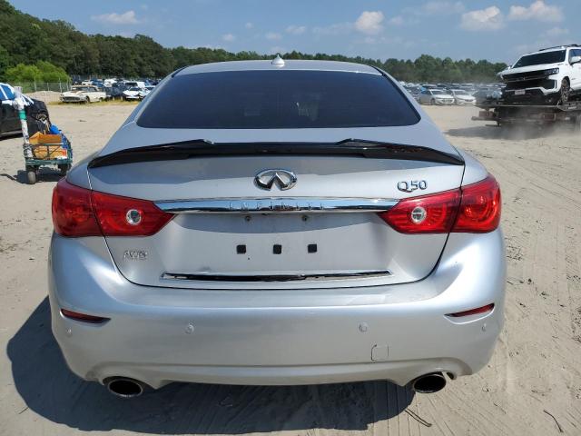 JN1BV7AR0FM417218 - 2015 INFINITI Q50 BASE SILVER photo 6