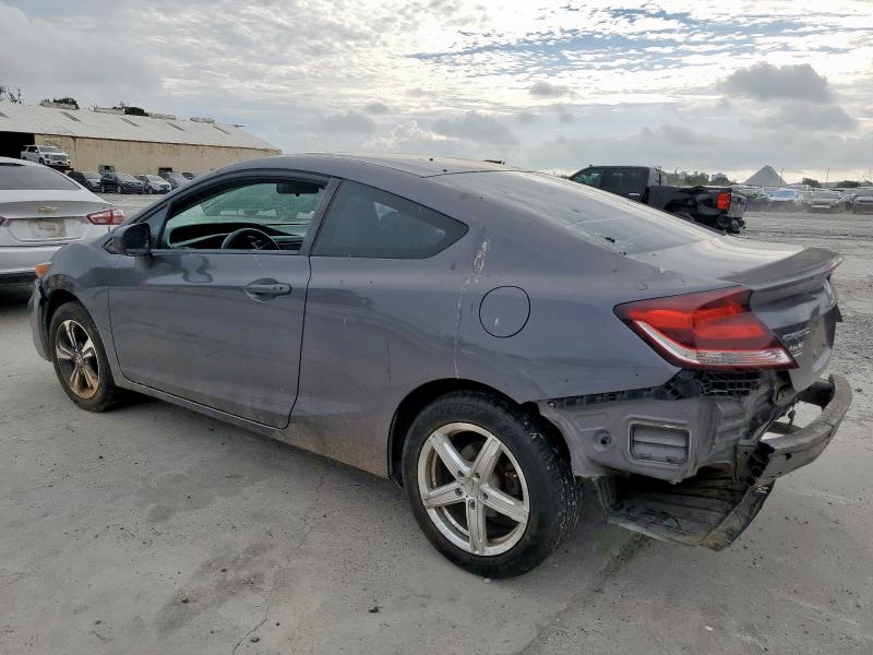 2HGFG3B82EH517637 - 2014 HONDA CIVIC EX GRAY photo 2