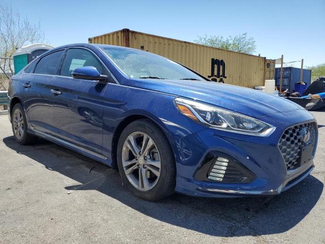 5NPE34AF4JH606428 - 2018 HYUNDAI SONATA SPORT BLUE photo 4