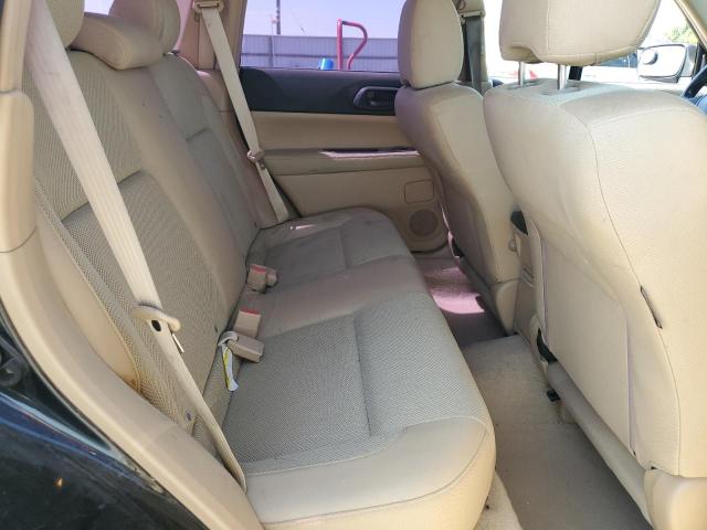 JF1SG63685H719809 - 2005 SUBARU FORESTER 2.5X შავი ფოტო 11