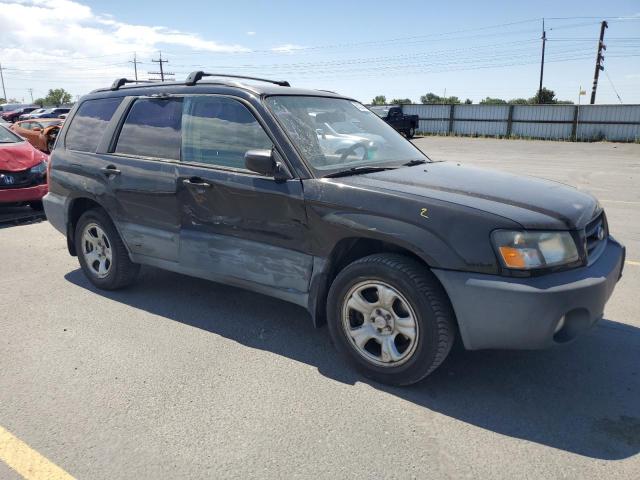 JF1SG63685H719809 - 2005 SUBARU FORESTER 2.5X შავი ფოტო 4