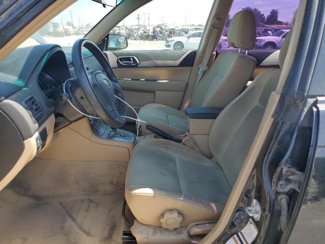 JF1SG63685H719809 - 2005 SUBARU FORESTER 2.5X შავი ფოტო 7