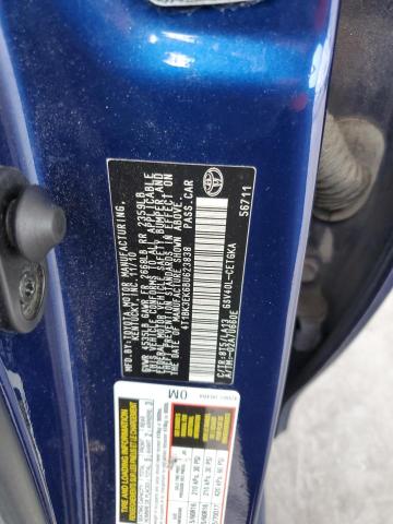 4T1BK3EK6BU623838 - 2011 TOYOTA CAMRY SE ლურჯი ფოტო 12