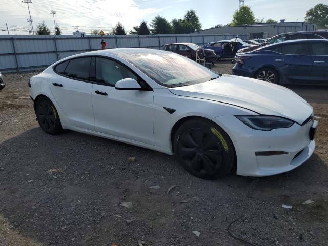 5YJSA1E50PF501031 - 2023 TESLA MODEL S 白色 照片 4