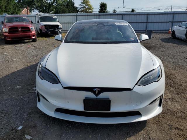 5YJSA1E50PF501031 - 2023 TESLA MODEL S 白色 照片 5