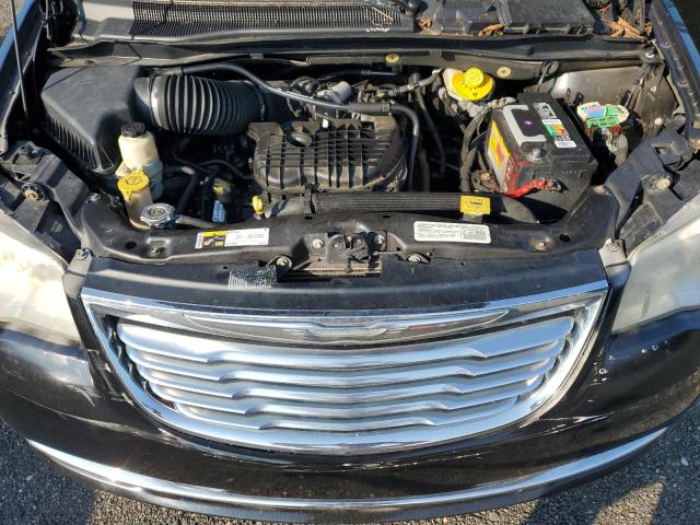 2C4RC1CG1ER338971 - 2014 CHRYSLER TOWN & COU TOURING L BLACK photo 12
