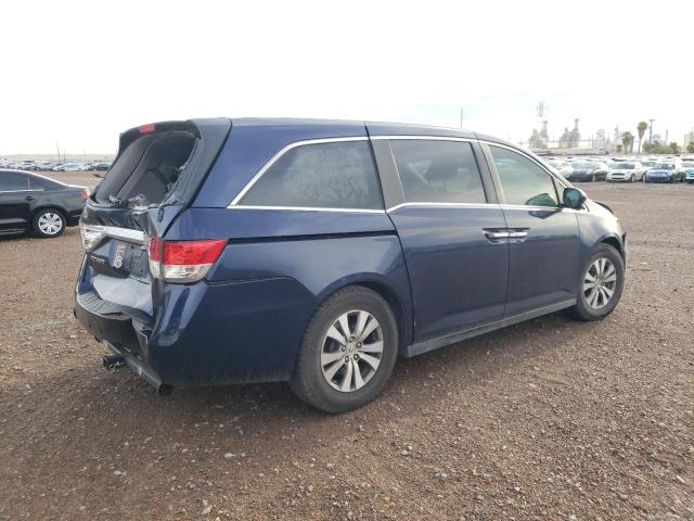 5FNRL5H44EB101618 - 2014 HONDA ODYSSEY EX BLUE photo 3