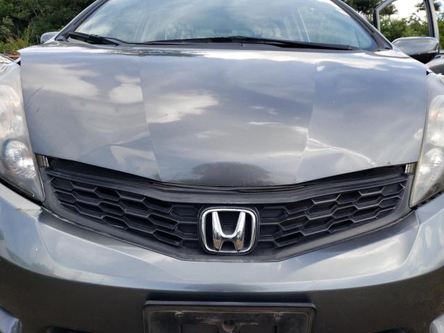 JHMGE8H57DC009117 - 2013 HONDA FIT SPORT CHARCOAL photo 11