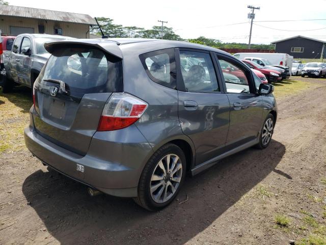 JHMGE8H57DC009117 - 2013 HONDA FIT SPORT CHARCOAL photo 3