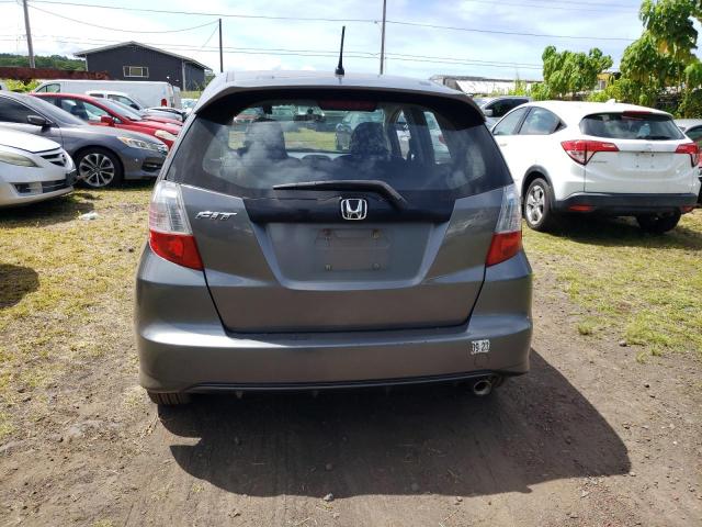 JHMGE8H57DC009117 - 2013 HONDA FIT SPORT CHARCOAL photo 6