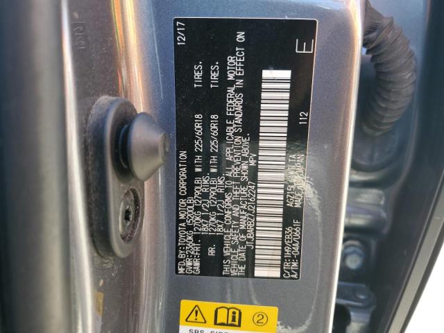 JTJBARBZ7J2162247 - 2018 LEXUS NX 300 BASE ნაცრისფერი ფოტო 14