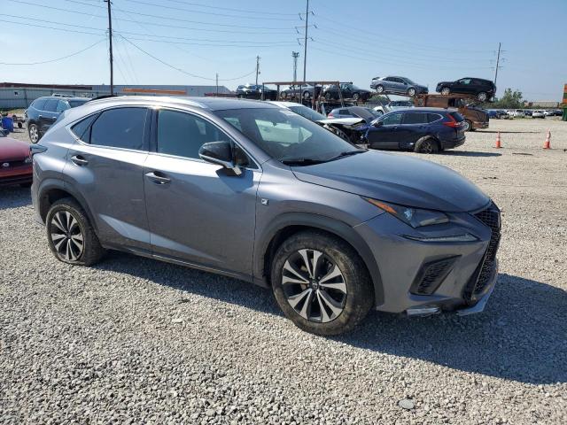 JTJBARBZ7J2162247 - 2018 LEXUS NX 300 BASE ნაცრისფერი ფოტო 4