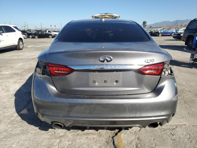 JN1EV7AP4KM513620 - 2019 INFINITI Q50 LUXE GRAY photo 6