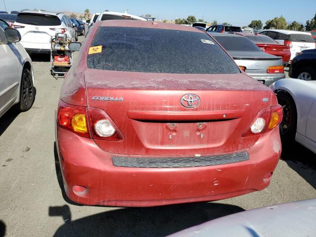 1NXBU40E29Z159829 - 2009 TOYOTA COROLLA BASE RED photo 6