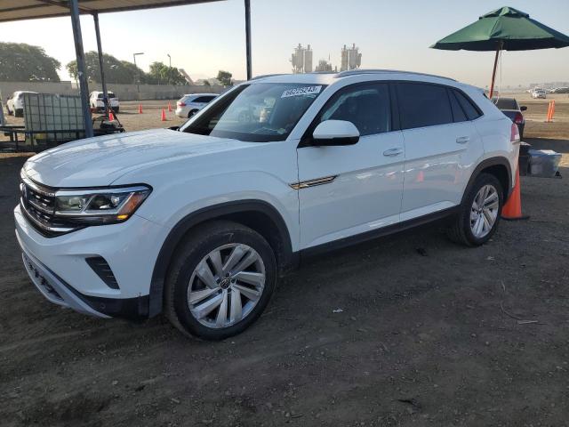 1V25C2CA2LC205205 - 2020 VOLKSWAGEN ATLAS CROS SE Белый фото 1