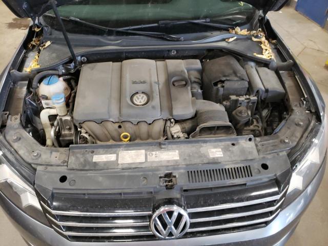 1VWBH7A36EC002776 - 2014 VOLKSWAGEN PASSAT SE GRAY photo 11