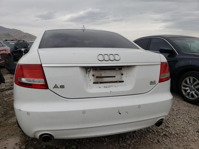 WAUEH94F17N011858 - 2007 AUDI A6 S-LINE QUATTRO WHITE photo 6