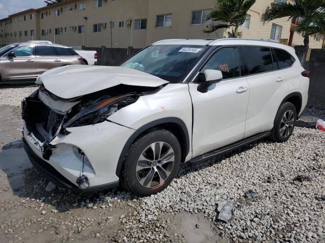 5TDHZRAH0MS079285 - 2021 TOYOTA HIGHLANDER XLE Ağ foto 1