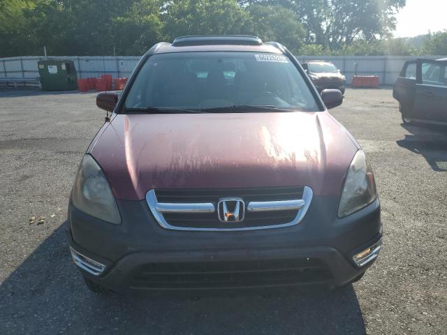 SHSRD78864U240636 - 2004 HONDA CR-V EX BURGUNDY photo 5