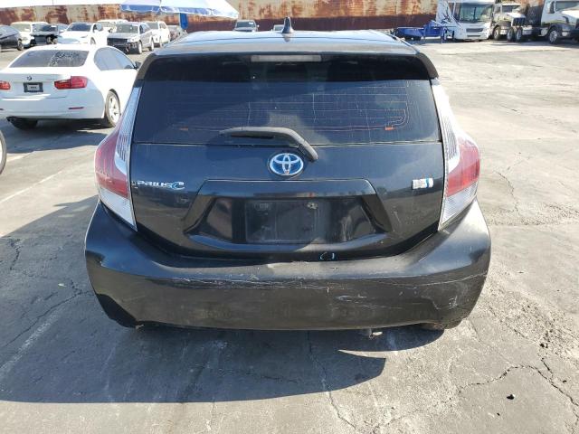 JTDKDTB39F1104091 - 2015 TOYOTA PRIUS C BLACK photo 6