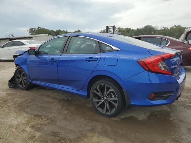 19XFC2F85KE006400 - 2019 HONDA CIVIC SPORT BLUE photo 2