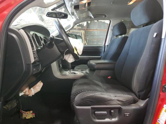 5TFUY5F11CX244601 - 2012 TOYOTA TUNDRA DOUBLE CAB SR5 RED photo 7