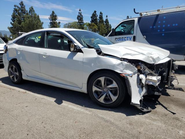 19XFC2F6XLE207029 - 2020 HONDA CIVIC LX WHITE photo 4