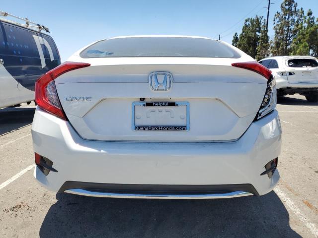 19XFC2F6XLE207029 - 2020 HONDA CIVIC LX WHITE photo 6