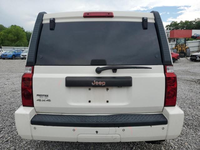 1J8HG48K57C662511 - 2007 JEEP COMMANDER WHITE photo 6