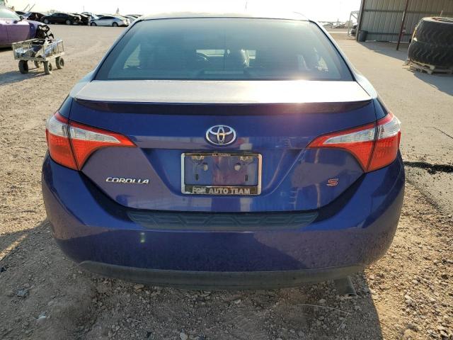 5YFBURHE7FP263487 - 2015 TOYOTA COROLLA L BLUE photo 6