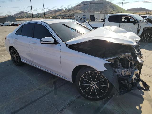 55SWF8DB3KU321858 - 2019 MERCEDES-BENZ C 300 WHITE photo 1