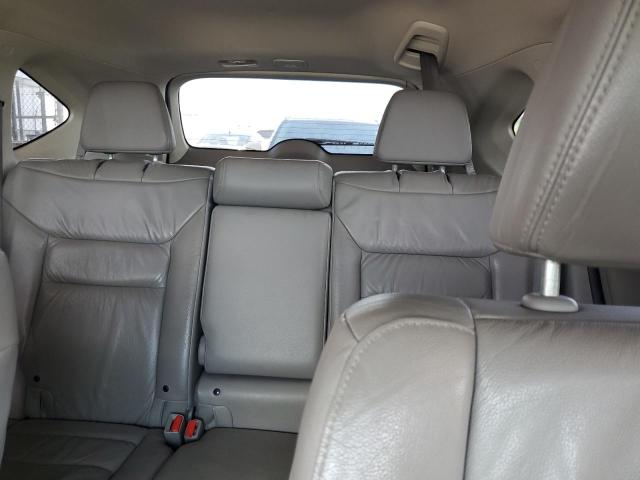 5J6RM4H7XDL080801 - 2013 HONDA CR-V EXL BURGUNDY photo 10