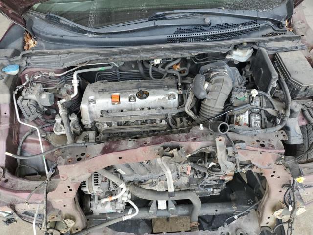5J6RM4H7XDL080801 - 2013 HONDA CR-V EXL BURGUNDY photo 12
