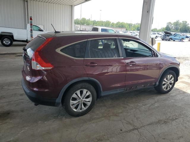 5J6RM4H7XDL080801 - 2013 HONDA CR-V EXL BURGUNDY photo 3
