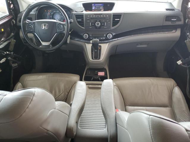 5J6RM4H7XDL080801 - 2013 HONDA CR-V EXL BURGUNDY photo 8
