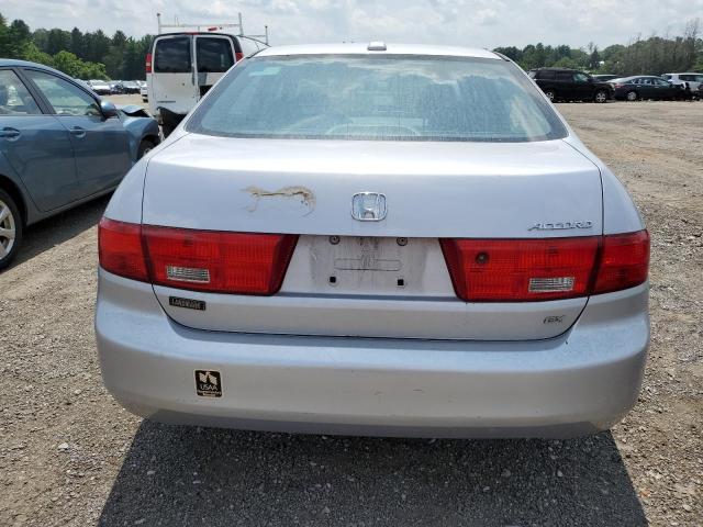 1HGCM55855A064020 - 2005 HONDA ACCORD EX SILVER photo 6