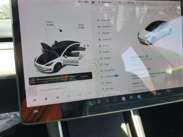 5YJ3E1EA3LF745272 - 2020 TESLA MODEL 3 白色 照片 9