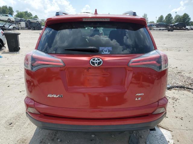 JTMBFREV5GJ065835 - 2016 TOYOTA RAV4 LE RED photo 6