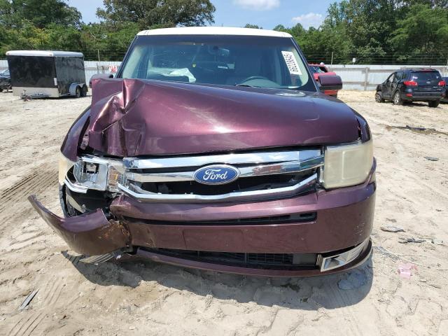 2FMGK5CC2BBD11437 - 2011 FORD FLEX SEL BURGUNDY photo 5