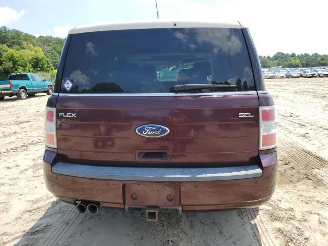 2FMGK5CC2BBD11437 - 2011 FORD FLEX SEL BURGUNDY photo 6
