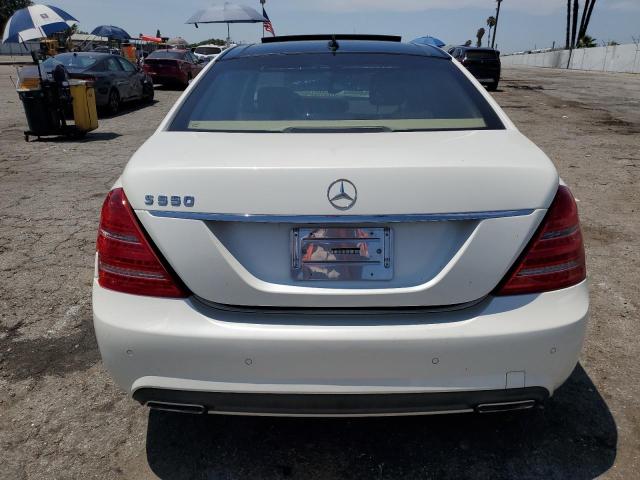 WDDNG7BB2AA344018 - 2010 MERCEDES-BENZ S 550 WHITE photo 6