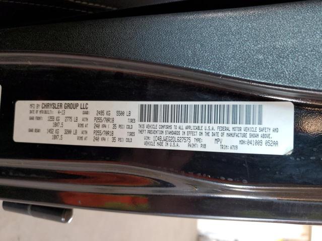 1C4BJWEG2DL627575 - 2013 JEEP WRANGLER U SAHARA BLACK photo 12