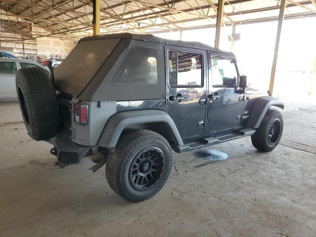 1C4BJWEG2DL627575 - 2013 JEEP WRANGLER U SAHARA BLACK photo 3