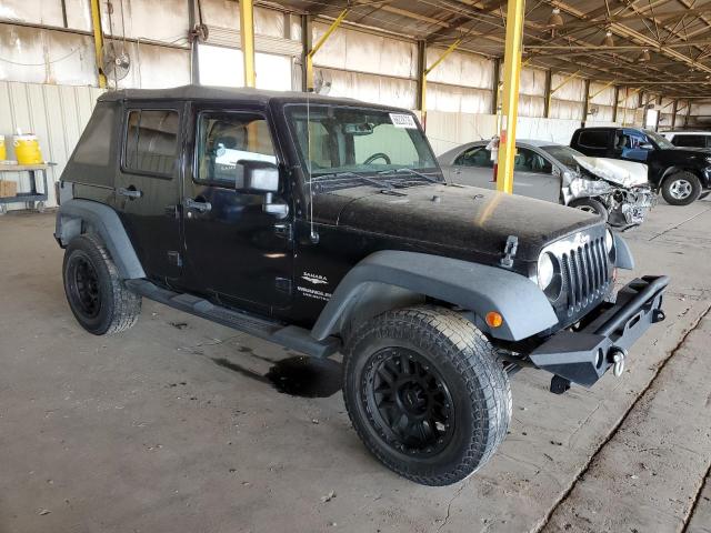 1C4BJWEG2DL627575 - 2013 JEEP WRANGLER U SAHARA BLACK photo 4