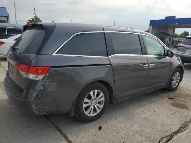 5FNRL5H65EB133950 - 2014 HONDA ODYSSEY EXL GRAY photo 3