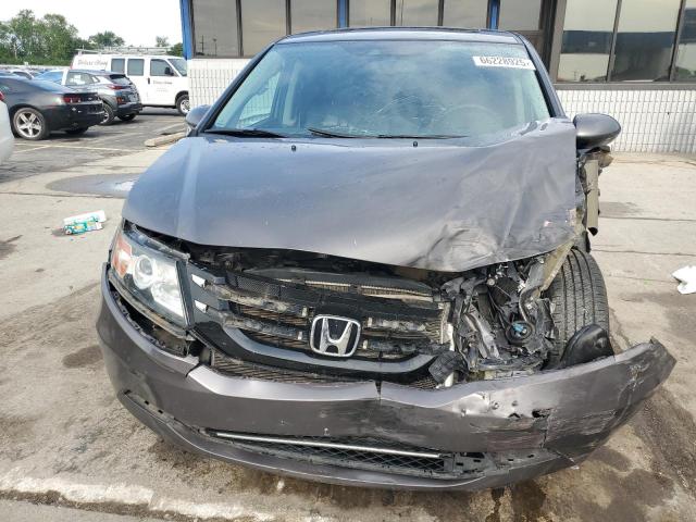 5FNRL5H65EB133950 - 2014 HONDA ODYSSEY EXL GRAY photo 5