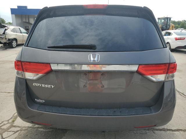 5FNRL5H65EB133950 - 2014 HONDA ODYSSEY EXL GRAY photo 6