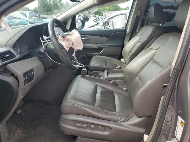 5FNRL5H65EB133950 - 2014 HONDA ODYSSEY EXL GRAY photo 7